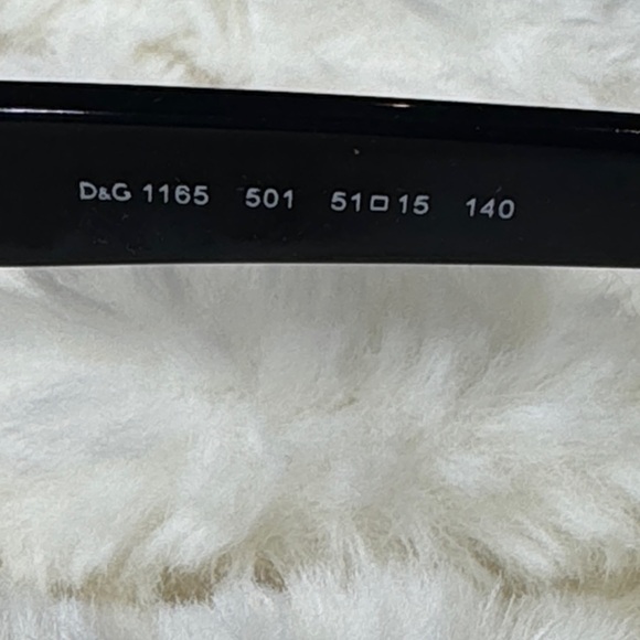 Dolce & Gabbana Black Sunglasses with Embellished Detail main image 7